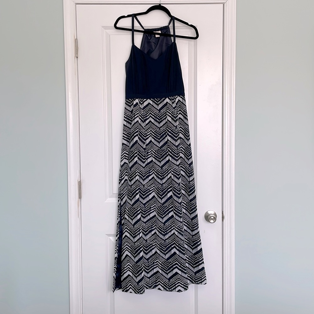 J.Crew size 4 maxi navy blue dress